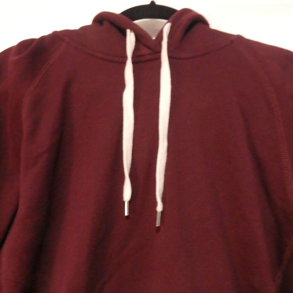 SPIER & MACKAY | medium | Burgundy Hooded Sweatshirt / Hoodie | Kangaroo Pocket